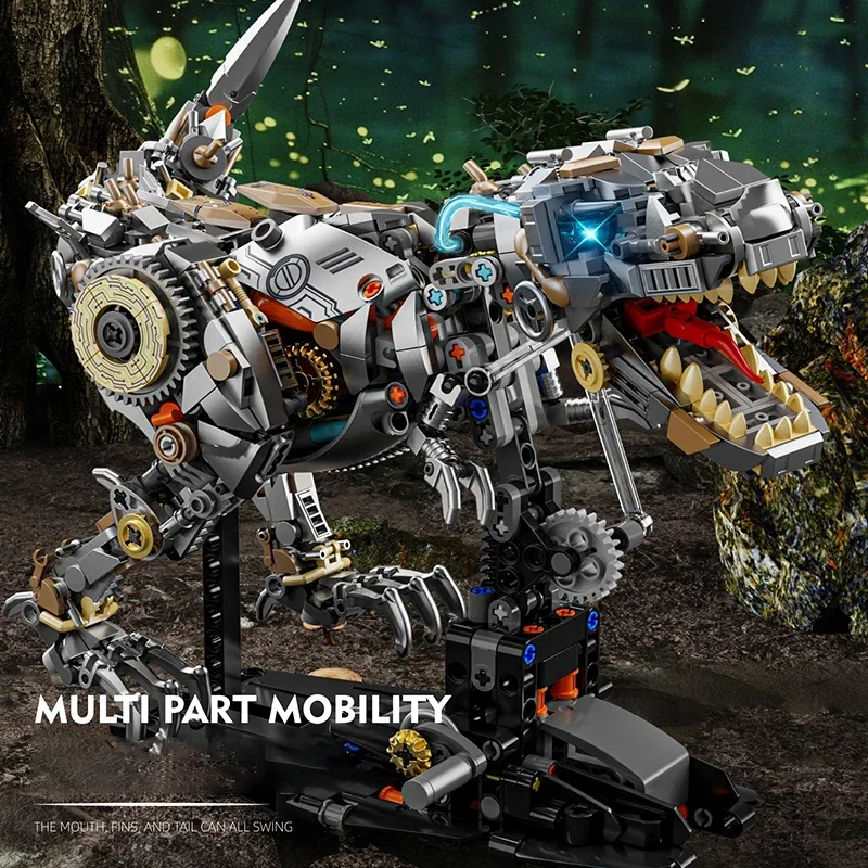 1268PCS Dinosaur Building Blocks Mechanical T-Rex Model Bricks Creative Desktop Decor Educational DIY Toys Holiday Gift For Boys
1268PCS Dinosaur Building Blocks Mechanical T-Rex Model Bricks Creative Desktop Decor Educational DIY Toys Holiday Gift For Boys