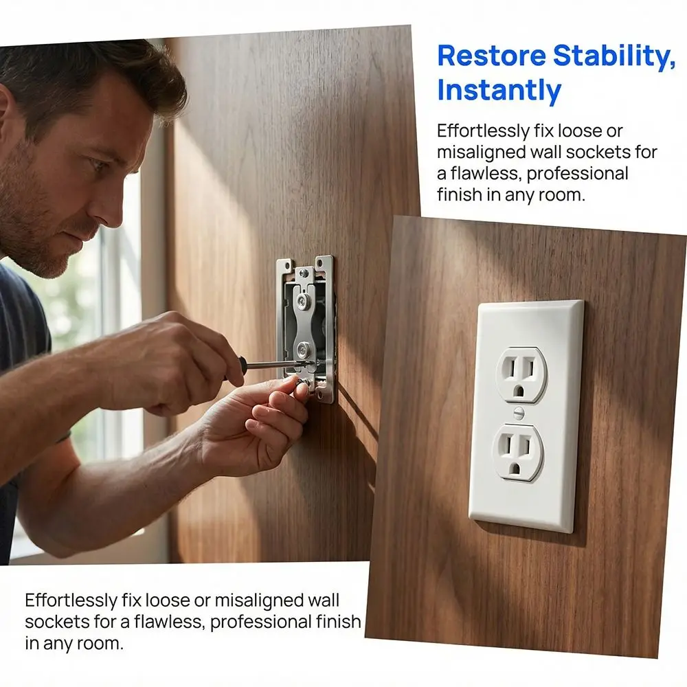 Stainless Steel Switch Fixing Plate Precise Positioning Cyclic Use Switch Socket Panel White Black Frame Acrylic Material
Stainless Steel Switch Fixing Plate Precise Positioning Cyclic Use Switch Socket Panel White Black Frame Acrylic Material