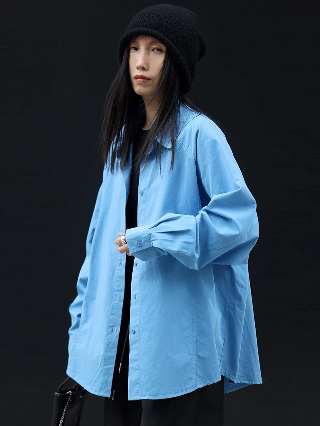 Blue Loose Long Sleeve Cotton Shirt Women's Casual Style Open Cardigan Breathable Comfortable Anti-static Spring 2026 Top
Blue Loose Long Sleeve Cotton Shirt Women's Casual Style Open Cardigan Breathable Comfortable Anti-static Spring 2026 Top