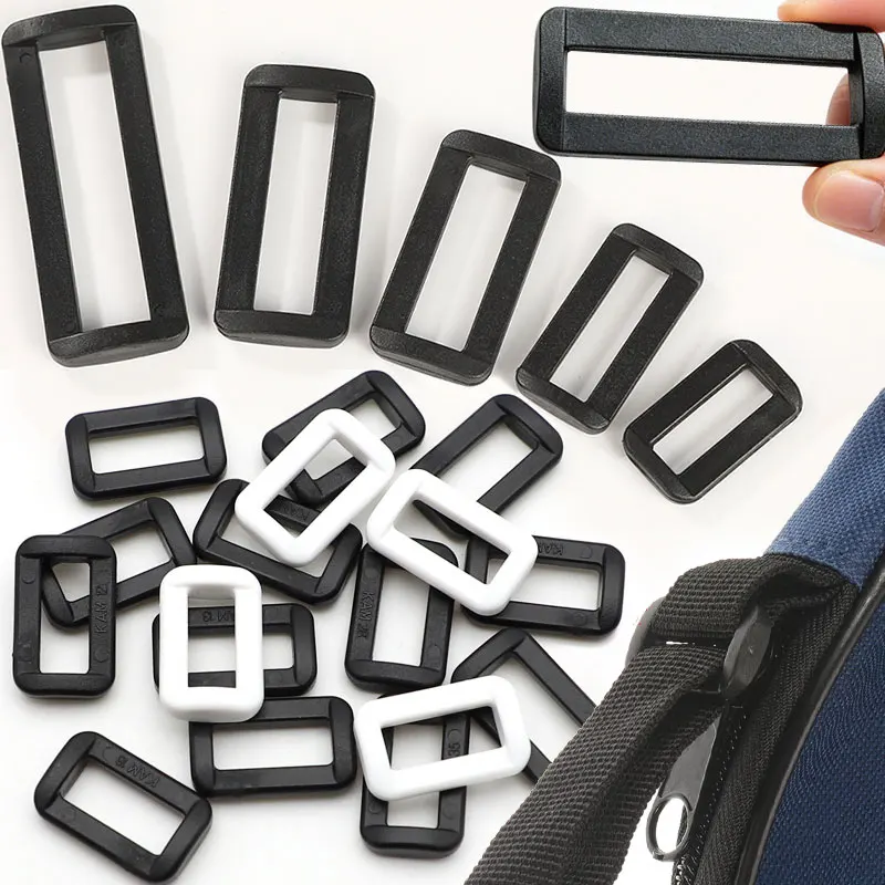 5/10/20PCS Buckles Plastic Rectangle Loops Adjust Buckles Hooks For DIY Apparel Sewing Supplies Strap Bag Parts Accessories
5/10/20PCS Buckles Plastic Rectangle Loops Adjust Buckles Hooks For DIY Apparel Sewing Supplies Strap Bag Parts Accessories