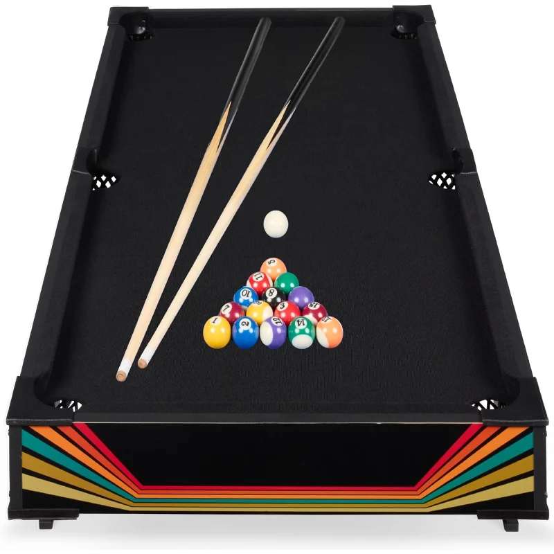 Best Choice Products 40in Tabletop Billiard Table, Pool Arcade Game Table for Living Room, Game Room w/ 2 Cue Sticks, Ball Set
Best Choice Products 40in Tabletop Billiard Table, Pool Arcade Game Table for Living Room, Game Room w/ 2 Cue Sticks, Ball Set