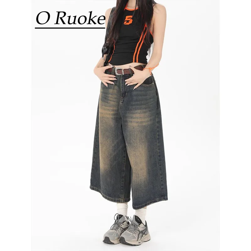 2000s Vintage Loose Jorts Jeans Y2k Streetwear Oversize Shorts Denim Pants Korean Fashion Baggy Grunge Trouser Summer Neutral
2000s Vintage Loose Jorts Jeans Y2k Streetwear Oversize Shorts Denim Pants Korean Fashion Baggy Grunge Trouser Summer Neutral