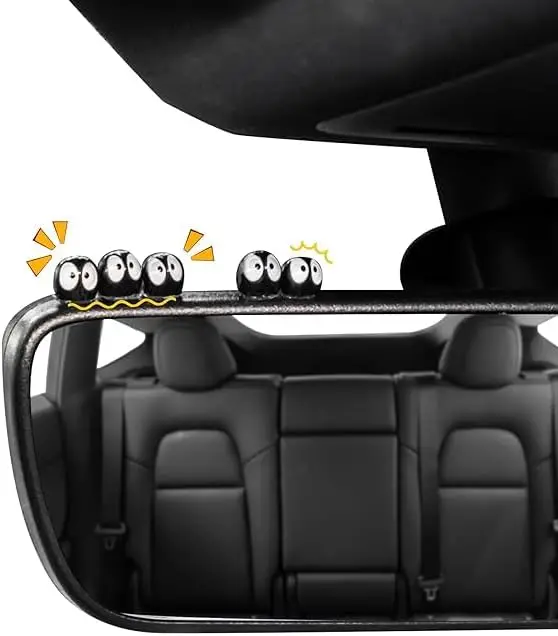 25 Pcs Soot Sprite Car Rearview Mirror Decor, Cartoon Dashboard Ornament for Interior, Funny Gift
25 Pcs Soot Sprite Car Rearview Mirror Decor, Cartoon Dashboard Ornament for Interior, Funny Gift
