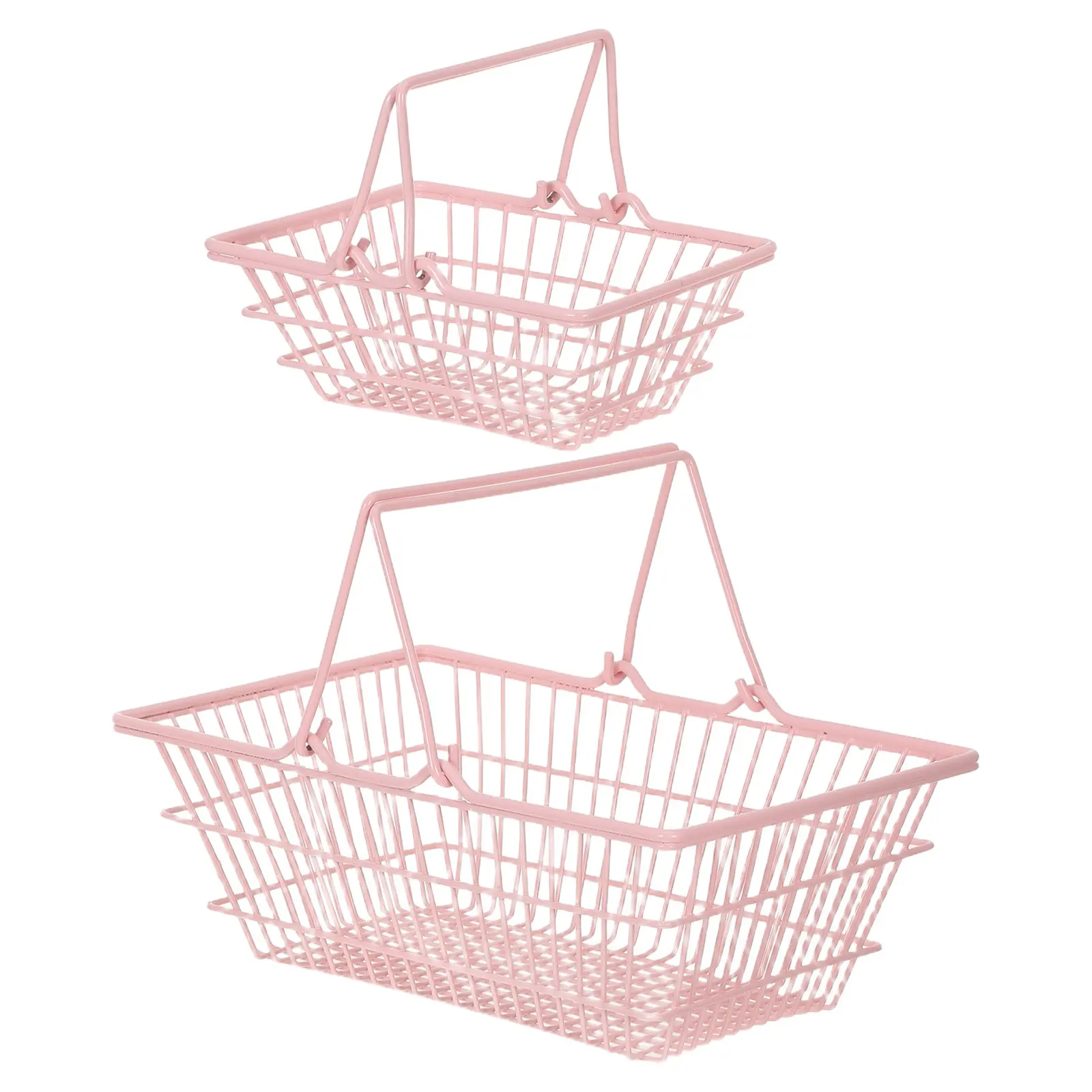 2Pcs Pink Metal Storage Basket Small Size Portable Organizers for Sundries Desk Use Sturdy Handle Compact Containers
2Pcs Pink Metal Storage Basket Small Size Portable Organizers for Sundries Desk Use Sturdy Handle Compact Containers