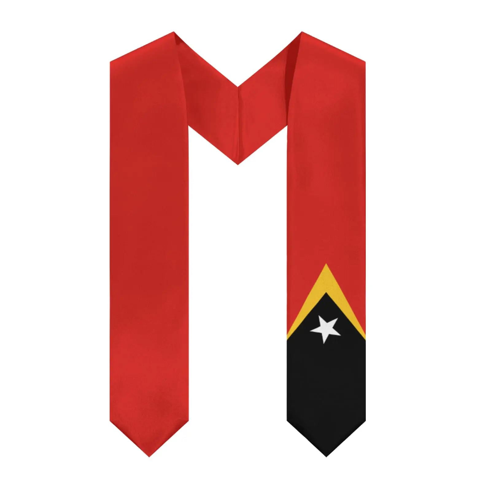 2025 East Timor Flag V-neck Graduation Stole Shawl Sash Honor For Study Aboard International Students
2025 East Timor Flag V-neck Graduation Stole Shawl Sash Honor For Study Aboard International Students