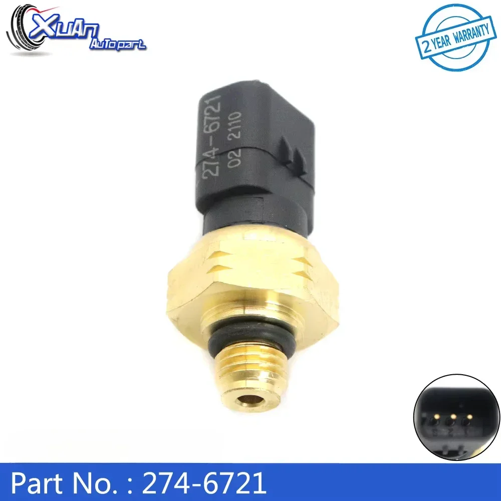 New Car Excavator Pressure Switch E320D Oil Pressure Sensor 274-6721 for Caterpillar C7 C9 C12 C13 C15 2746721 274 6721
New Car Excavator Pressure Switch E320D Oil Pressure Sensor 274-6721 for Caterpillar C7 C9 C12 C13 C15 2746721 274 6721