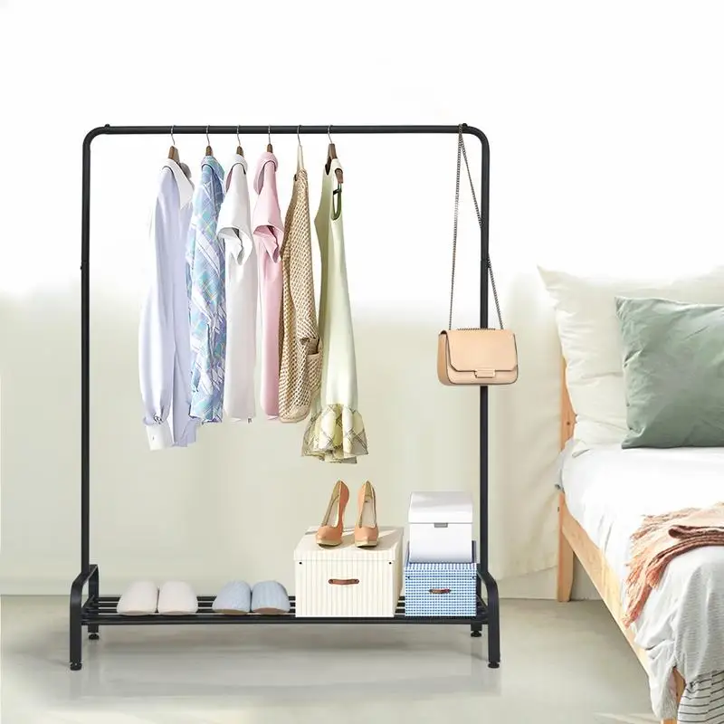 Heavy Duty Clothes Stand Rack with Top Rod and Lower Storage Shelf
Heavy Duty Clothes Stand Rack with Top Rod and Lower Storage Shelf