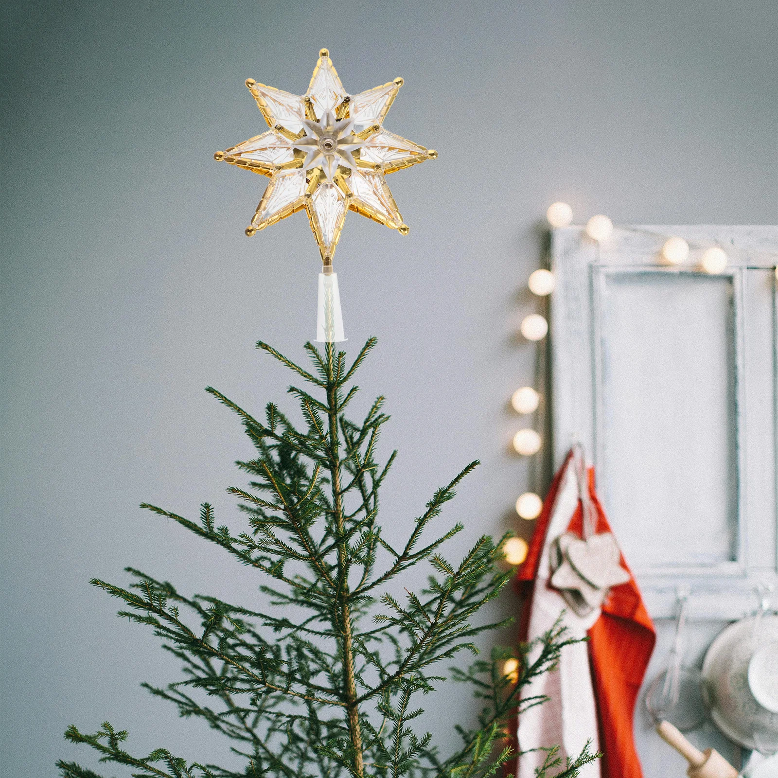 LED Lighted Five- Tree Topper Large Unique Xmas Tree Star Decoration Christmas Decorations Window Art Lights
LED Lighted Five- Tree Topper Large Unique Xmas Tree Star Decoration Christmas Decorations Window Art Lights