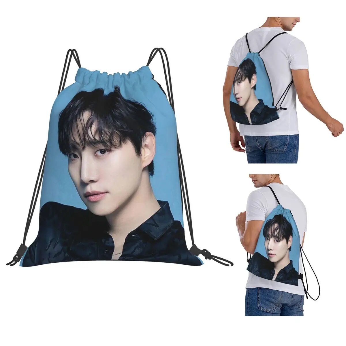 Kpop Lee Junho Korea Backpacks Casual Drawstring Bundle Pocket Sports Bag Book Bags for Man Woman Students
Kpop Lee Junho Korea Backpacks Casual Drawstring Bundle Pocket Sports Bag Book Bags for Man Woman Students