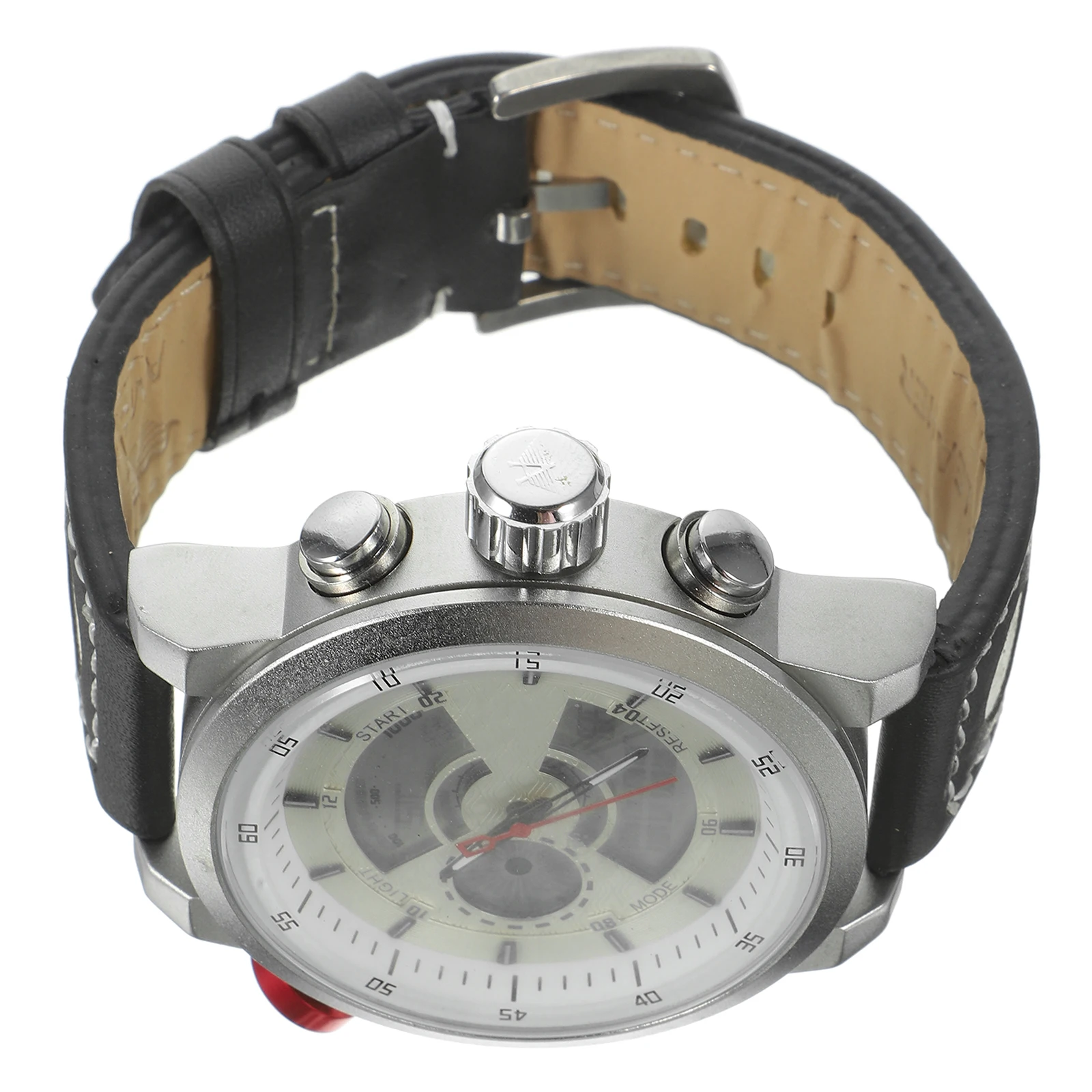 Double Display Men Watch Waterproof Quartz Wristwatch 5cm Case 17mm Thick 22cm PU Strap Digital LCD Analog Time Alarm Backlight
Double Display Men Watch Waterproof Quartz Wristwatch 5cm Case 17mm Thick 22cm PU Strap Digital LCD Analog Time Alarm Backlight
