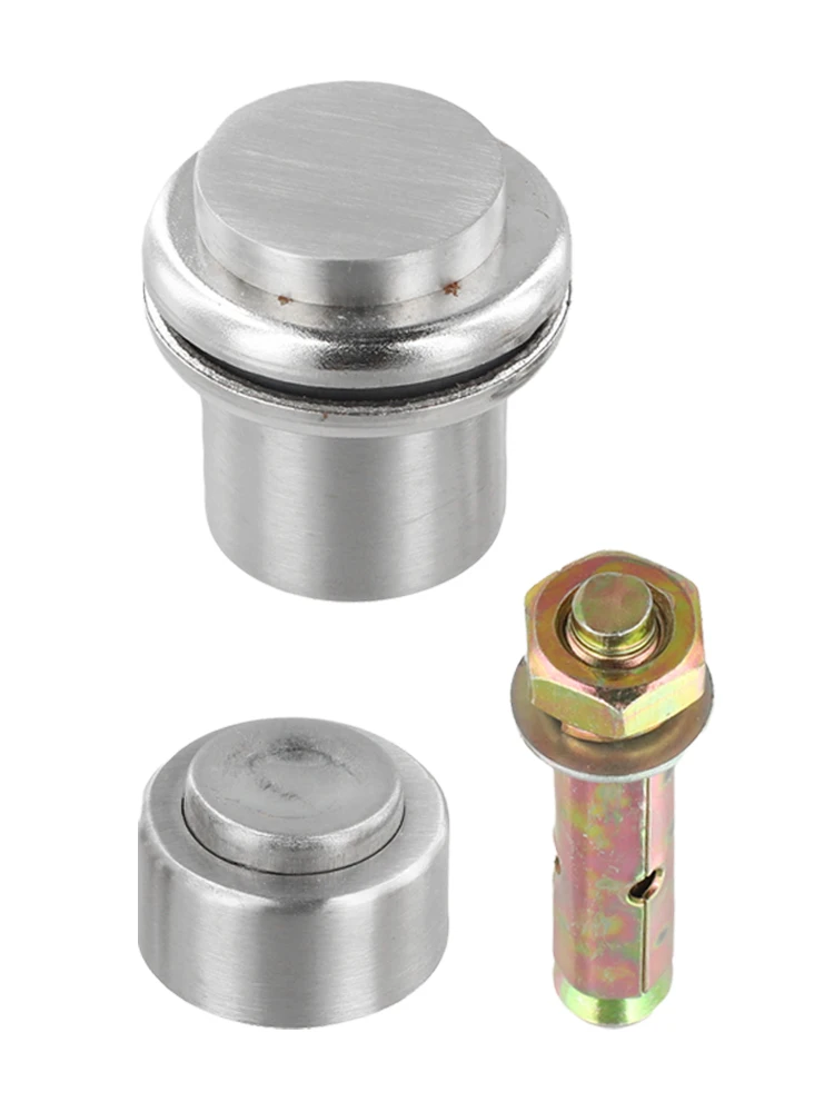 304 Stainless Steel Door Stop Anti-Collision Ground Suction With Spring Mechanism For Living Room Bathroom Door Hardware
304 Stainless Steel Door Stop Anti-Collision Ground Suction With Spring Mechanism For Living Room Bathroom Door Hardware