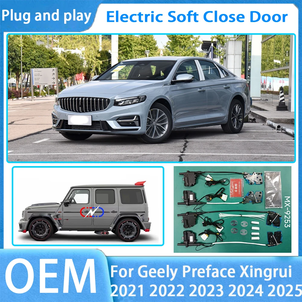for Geely Preface Xingrui 2021-2026 OEM Car Soft Close Door System Automatic Electric Auto Pull Power Latch Power Closing Quiet
for Geely Preface Xingrui 2021-2026 OEM Car Soft Close Door System Automatic Electric Auto Pull Power Latch Power Closing Quiet