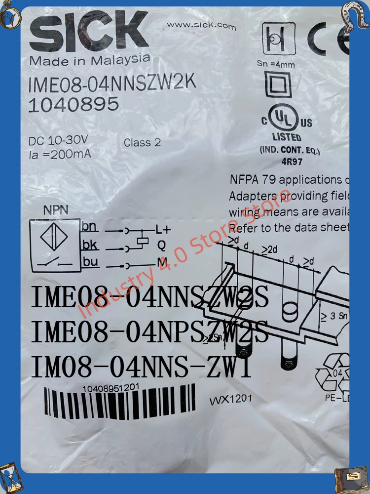 IME08-04NNSZW2S Brand Proximity Switch IME08-04NPSZW2S IM08-04NNS-ZW1 New
IME08-04NNSZW2S Brand Proximity Switch IME08-04NPSZW2S IM08-04NNS-ZW1 New