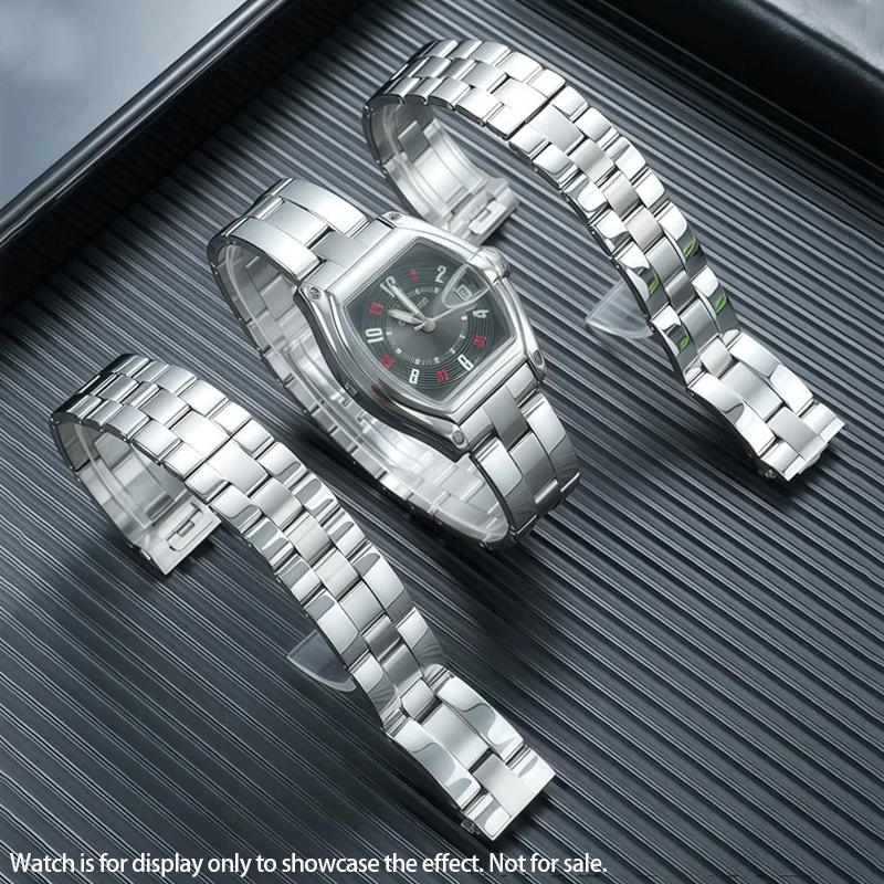 For Cartier Roadster Sports Car Series Bracelet W6206018 Quick-release Solid Steel Bracelet Watch Strap Men's High-quality Steel
For Cartier Roadster Sports Car Series Bracelet W6206018 Quick-release Solid Steel Bracelet Watch Strap Men's High-quality Steel