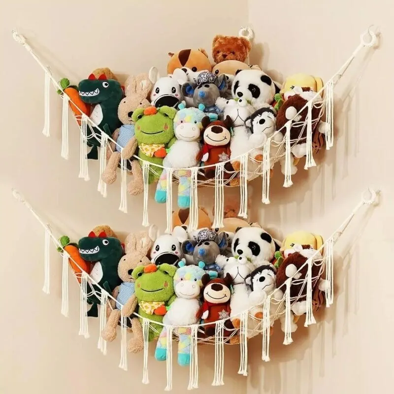 Kids Toy Hammock Cuddly Soft Storage Mesh Net for Teddy Bear Bedroom Nursery
Kids Toy Hammock Cuddly Soft Storage Mesh Net for Teddy Bear Bedroom Nursery