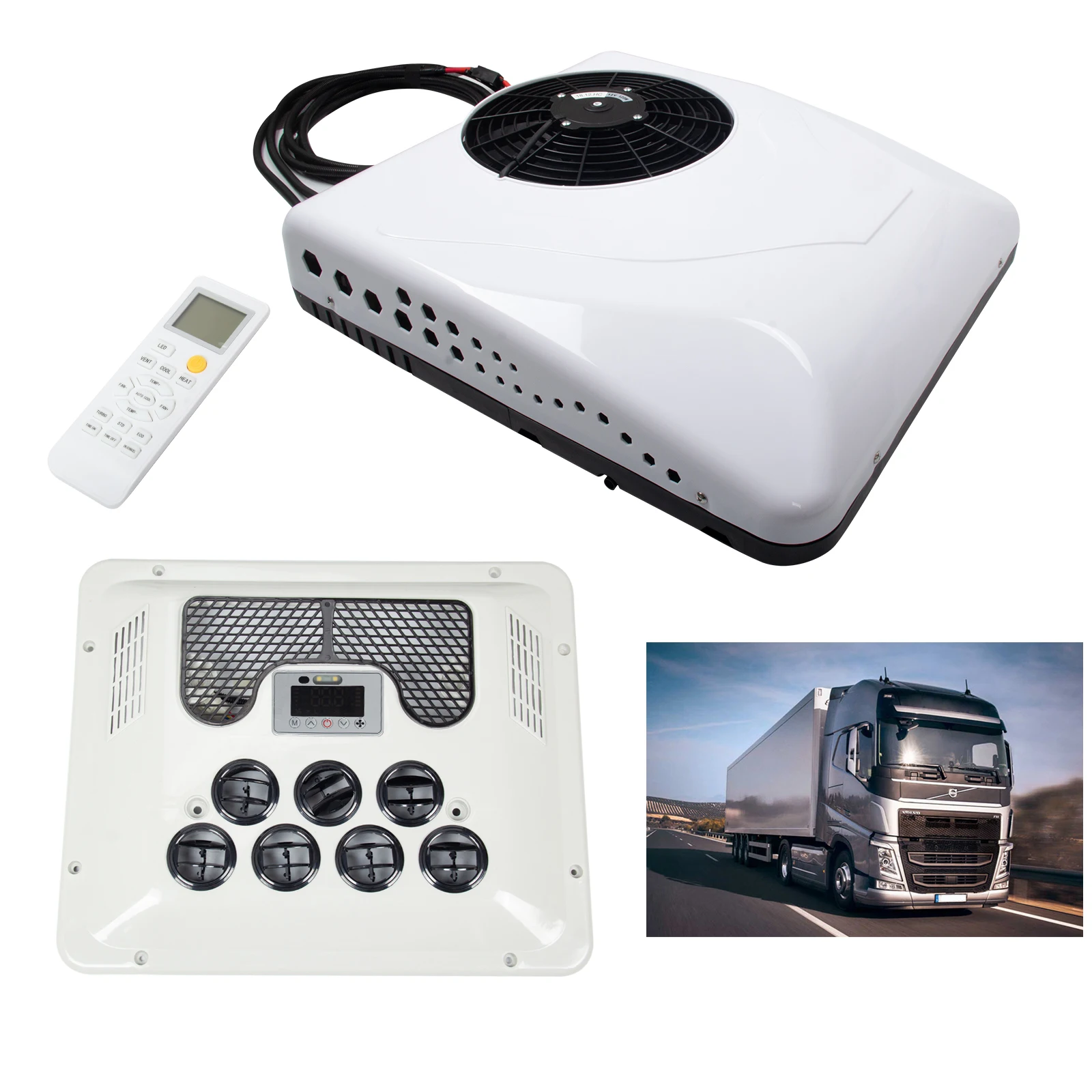 12V 13500BTU Rooftop RV Air Conditioner Electric AC Unit For Motorhome Trailer
12V 13500BTU Rooftop RV Air Conditioner Electric AC Unit For Motorhome Trailer