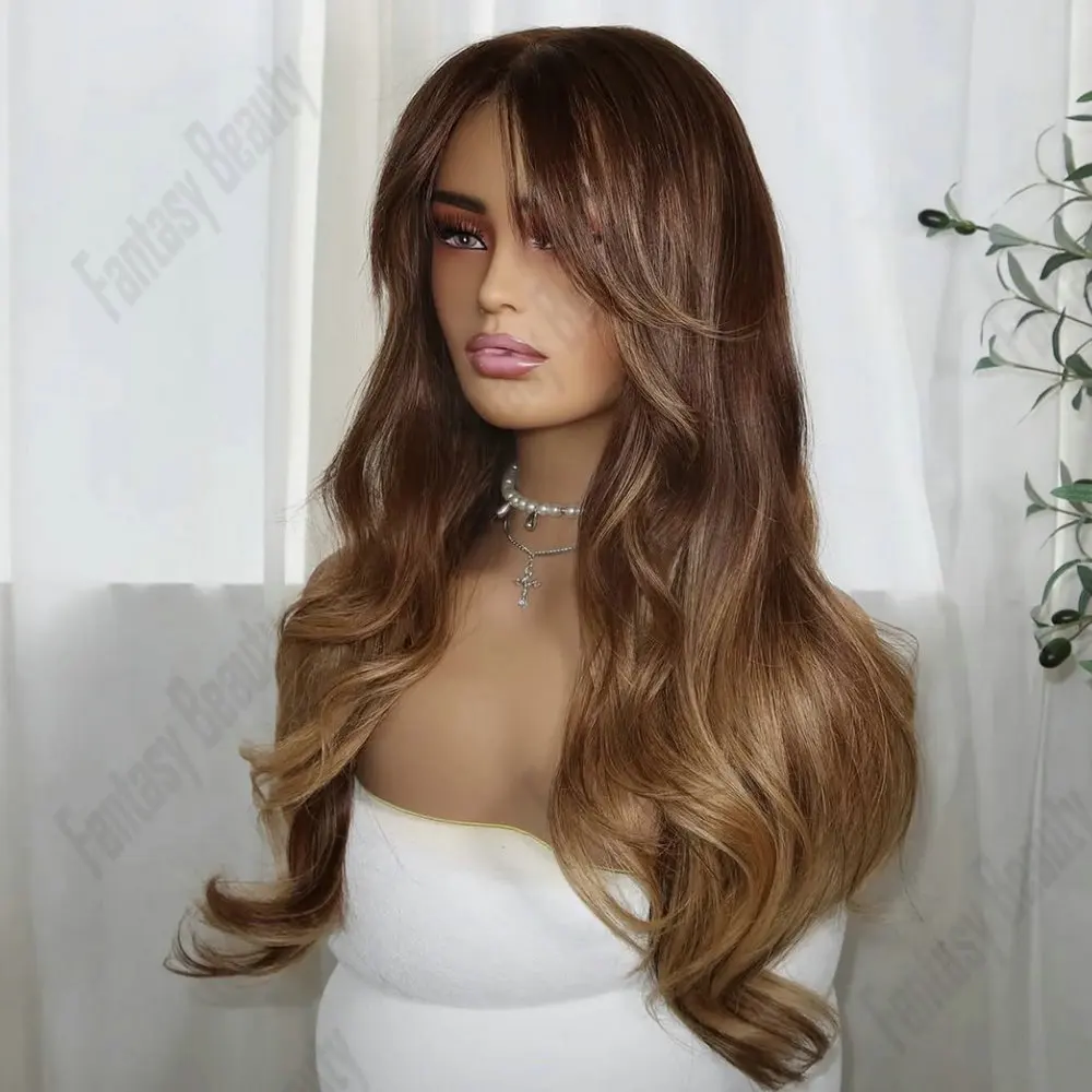 Human Hair360Lace Frontal Wig Glueless Loose Wave Curtain Bangs Hightlight Honey Blonde Full Lace Wig Natural Hairline for Women
Human Hair360Lace Frontal Wig Glueless Loose Wave Curtain Bangs Hightlight Honey Blonde Full Lace Wig Natural Hairline for Women