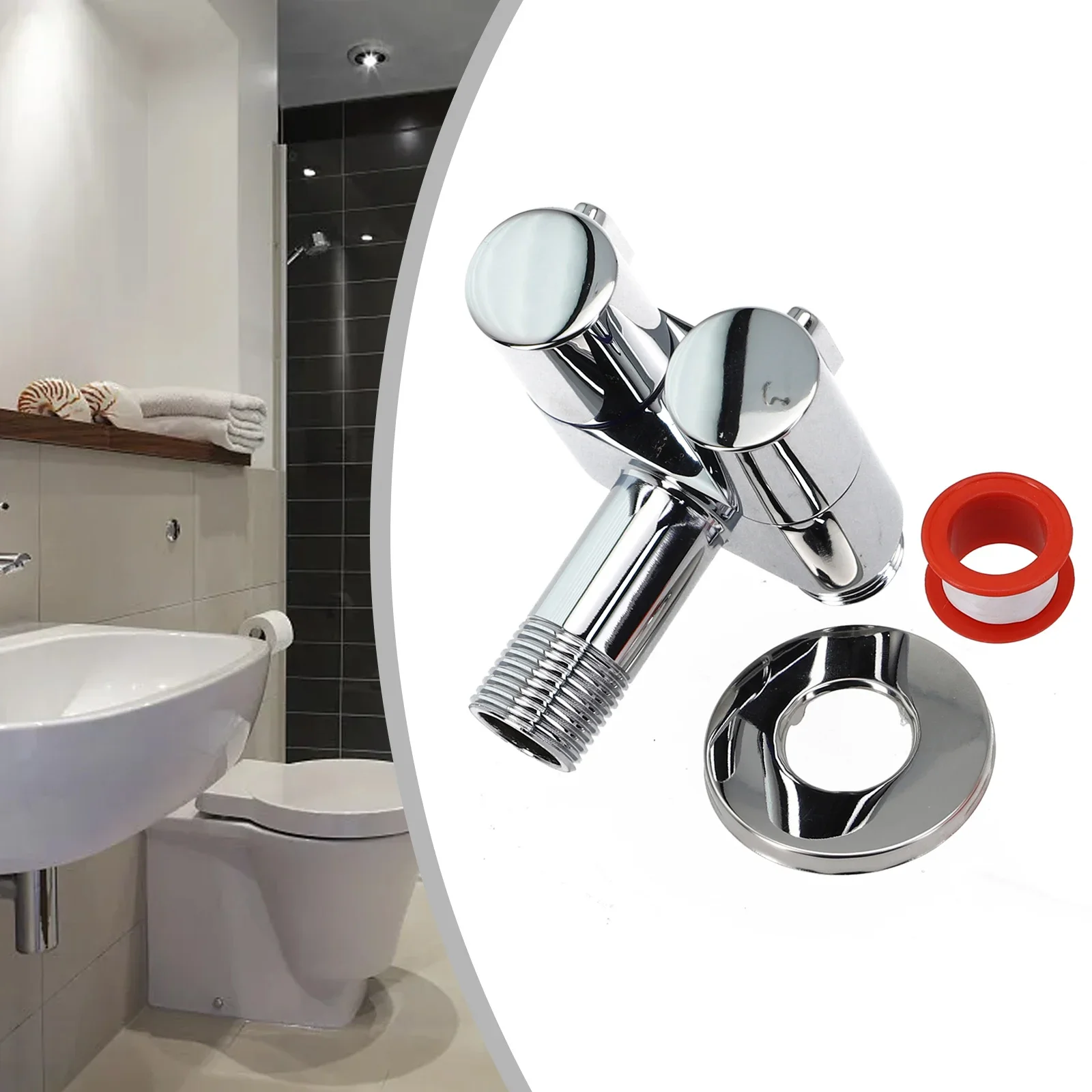 Durable For Bathroom Toilet Valve Angle Valve Washing Machine Faucet Double Control Metal Handle Three-way Filling
Durable For Bathroom Toilet Valve Angle Valve Washing Machine Faucet Double Control Metal Handle Three-way Filling