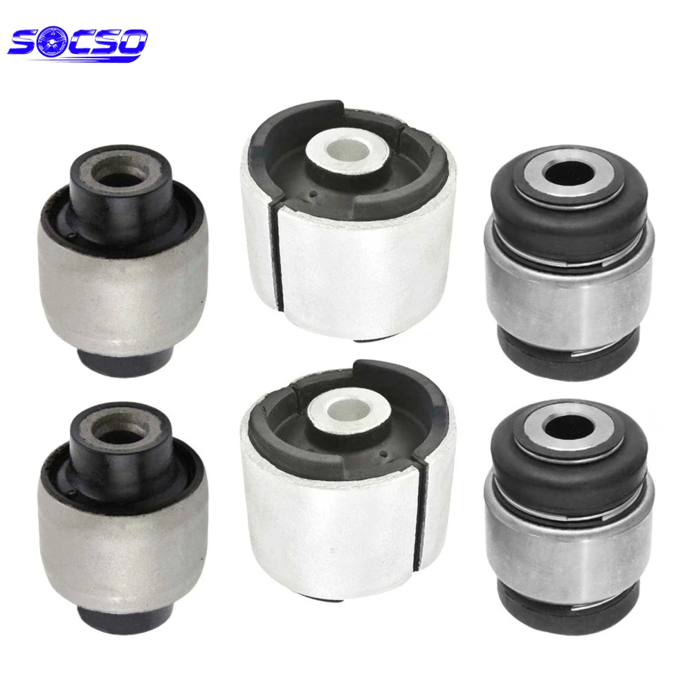 6PCS Rear Axle Control Trailing Arm Arms Bushing Kit 6pc for BMW E36 E46 X3 1992-2010 33321136311 33326771828 33326775551
6PCS Rear Axle Control Trailing Arm Arms Bushing Kit 6pc for BMW E36 E46 X3 1992-2010 33321136311 33326771828 33326775551
