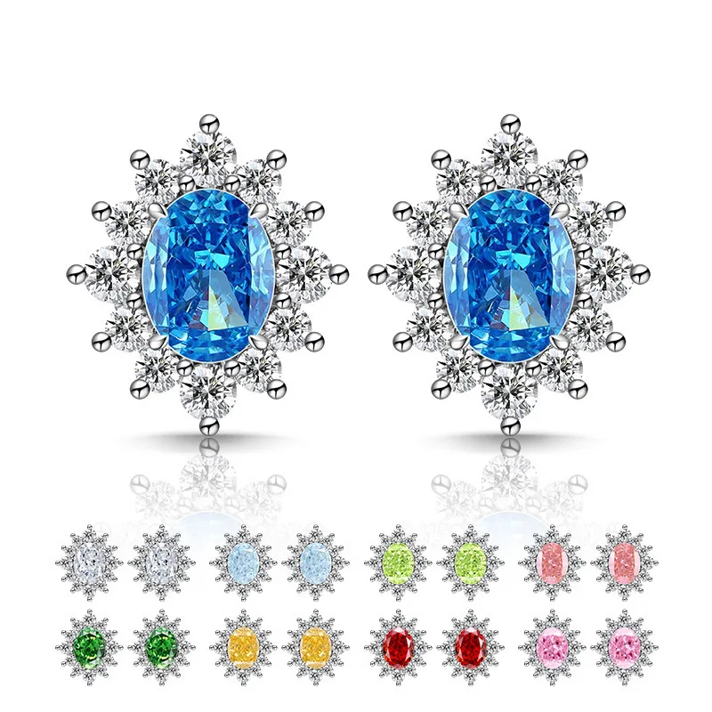925 Sterling Silver Earrings Sunflower Zircons Earrings Ladies Fashion Simple Birthday Party Wedding Anniversary Jewelry Gift
925 Sterling Silver Earrings Sunflower Zircons Earrings Ladies Fashion Simple Birthday Party Wedding Anniversary Jewelry Gift