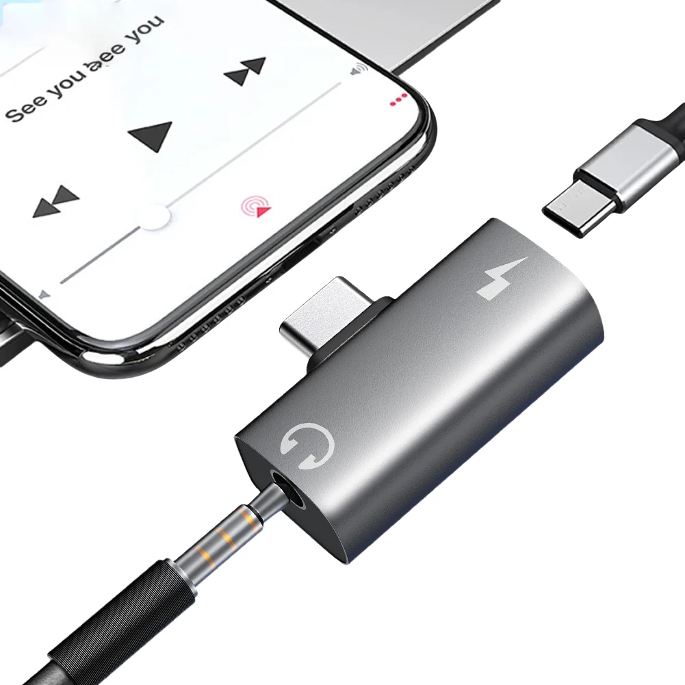 2-in-1 USB Type C To 3.5mm Headphone and Charger Adapter PD 30W Type C Adapter for Xiaomi Huawei iPhone 15 16 for Meta Quest 3S
2-in-1 USB Type C To 3.5mm Headphone and Charger Adapter PD 30W Type C Adapter for Xiaomi Huawei iPhone 15 16 for Meta Quest 3S