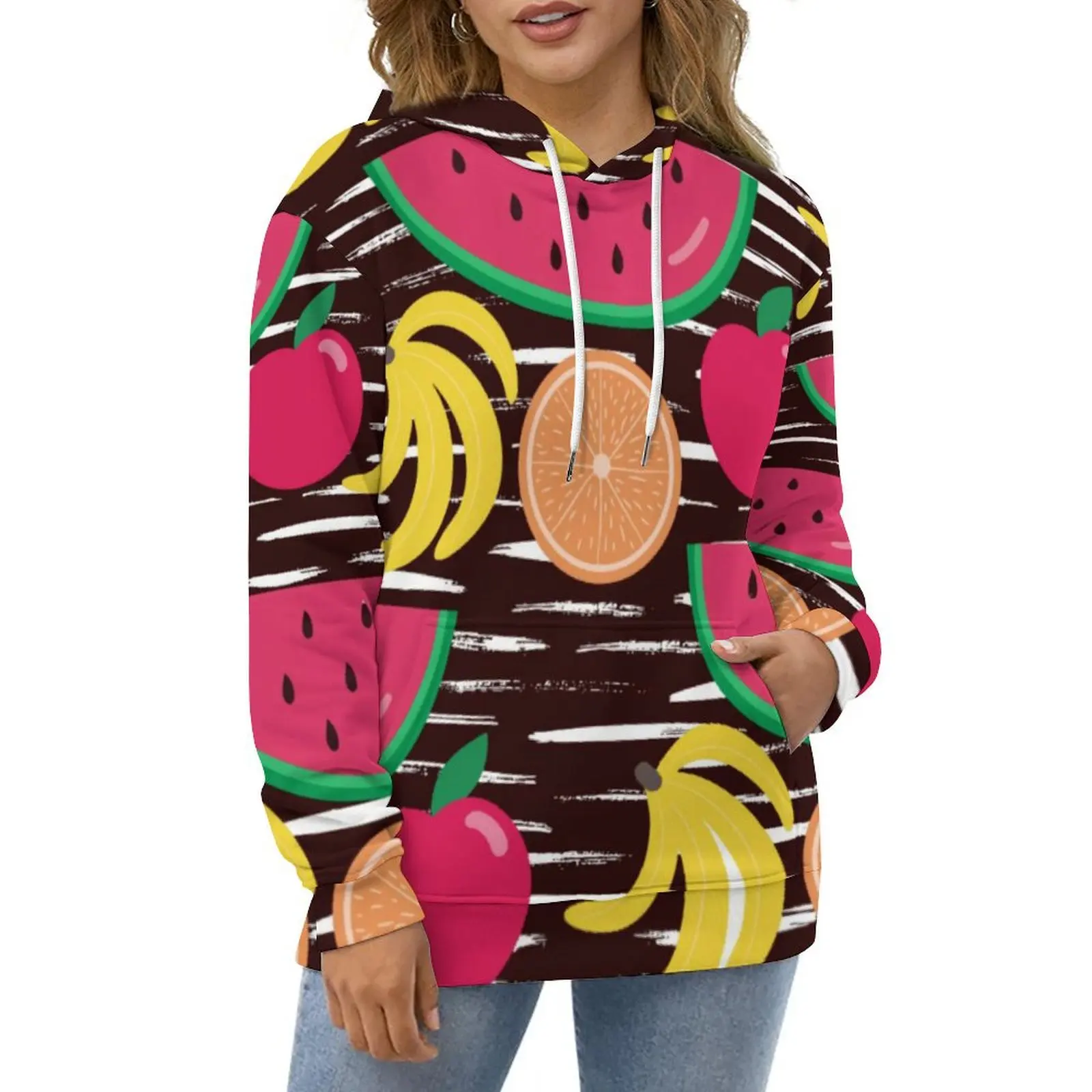 Tropical Fruit Hoodies Watermelon Orange Hip Hop Oversize Pullover Hoodie Unisex Long Sleeve Trendy Graphic Casual Sweatshirts
Tropical Fruit Hoodies Watermelon Orange Hip Hop Oversize Pullover Hoodie Unisex Long Sleeve Trendy Graphic Casual Sweatshirts