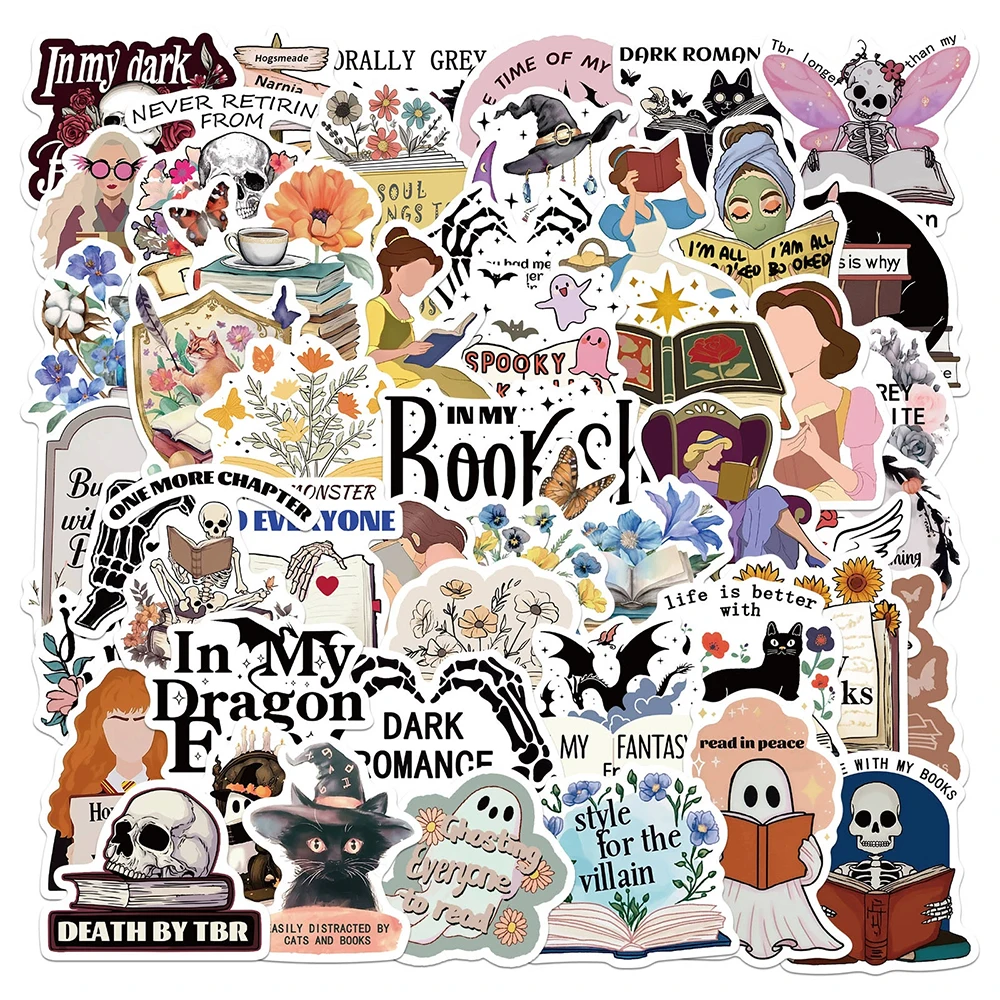 10/30/50pcs Bookish Graffiti Stickers Cool Skull Reading Book Decals Toy DIY Motorcycle Laptop Suitcase Cartoon Sticker Kid Gift
10/30/50pcs Bookish Graffiti Stickers Cool Skull Reading Book Decals Toy DIY Motorcycle Laptop Suitcase Cartoon Sticker Kid Gift