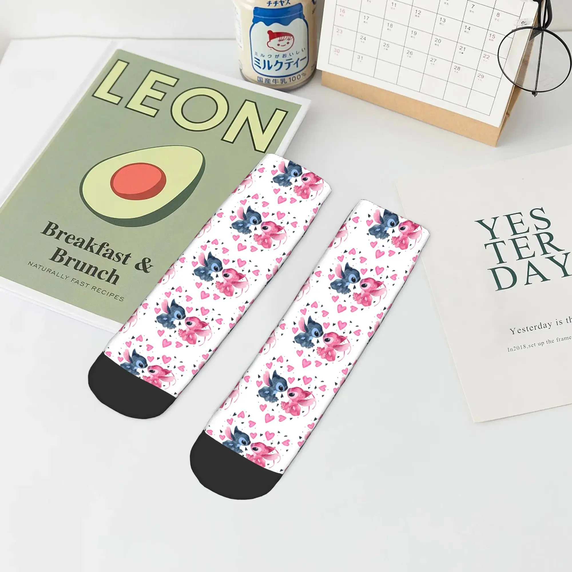Winter Warm Harajuku Women Men Stitch In Love With Hearts Low Tube Socks Non-slip Soccer Socks
Winter Warm Harajuku Women Men Stitch In Love With Hearts Low Tube Socks Non-slip Soccer Socks