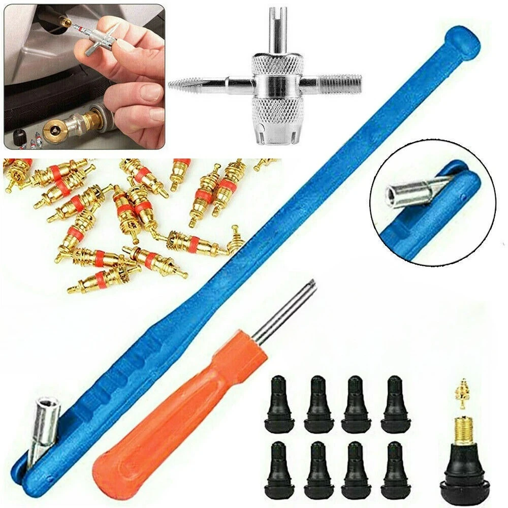 43pcs Tire Valve Stem Installation Remover Repair Tool Puller Car Plug Core US
43pcs Tire Valve Stem Installation Remover Repair Tool Puller Car Plug Core US