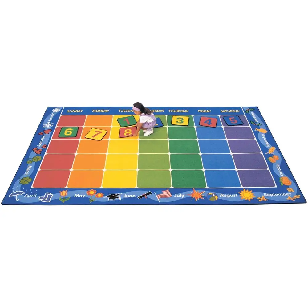 Multi-Colored Classroom Seating Rug, 8'4 x 13'4, Organized Layout
Multi-Colored Classroom Seating Rug, 8'4 x 13'4, Organized Layout