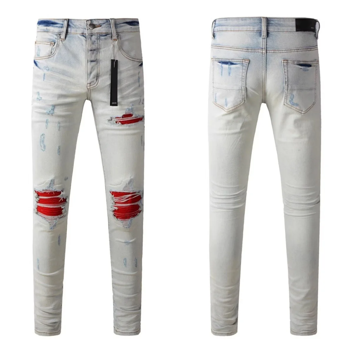 2025 Jeans Man's Women High Street Blue Ripped Distressed Skinny Jeans Low Rise Denim Trousers Fashion Repair Pants size S-3XL
2025 Jeans Man's Women High Street Blue Ripped Distressed Skinny Jeans Low Rise Denim Trousers Fashion Repair Pants size S-3XL