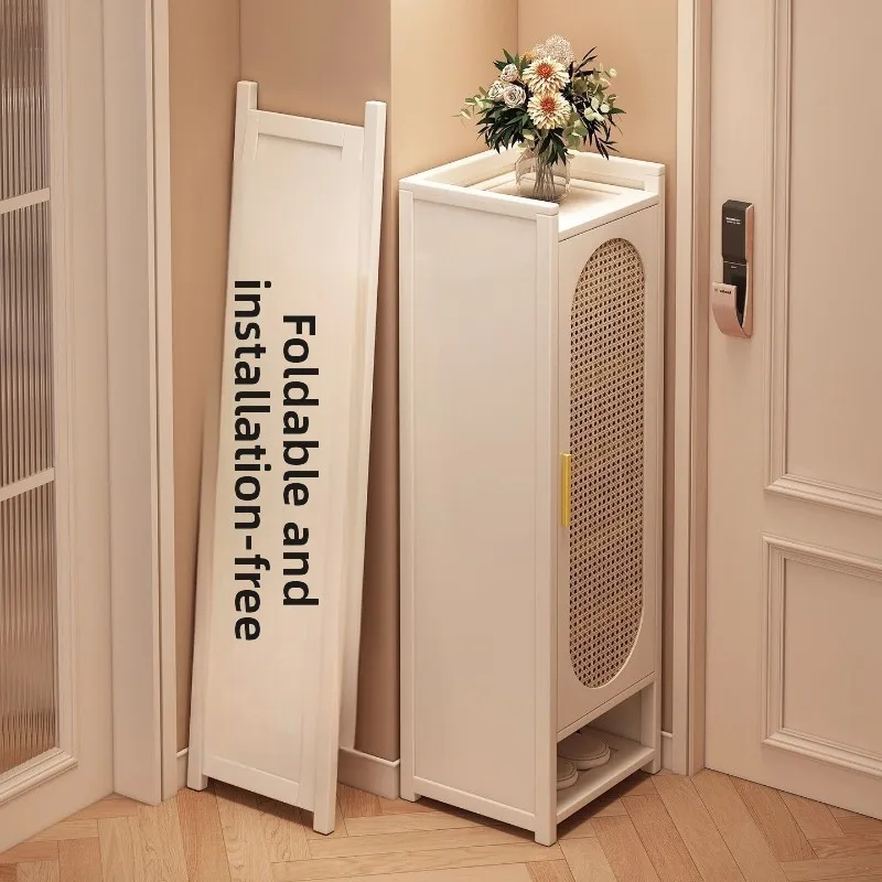 Installation-free shoe cabinet, small narrow shoe rack integrated, folded against the wall, multi-layer storage, home shoe rack
Installation-free shoe cabinet, small narrow shoe rack integrated, folded against the wall, multi-layer storage, home shoe rack