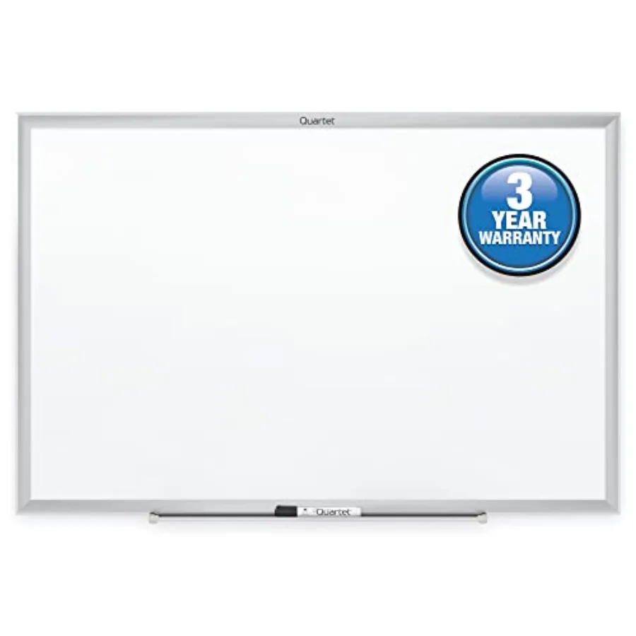 Dry Erase White Board 36"W x 24"H Non-Magnetic Whiteboard Total Erase Silver Aluminum Frame S533
Dry Erase White Board 36"W x 24"H Non-Magnetic Whiteboard Total Erase Silver Aluminum Frame S533
