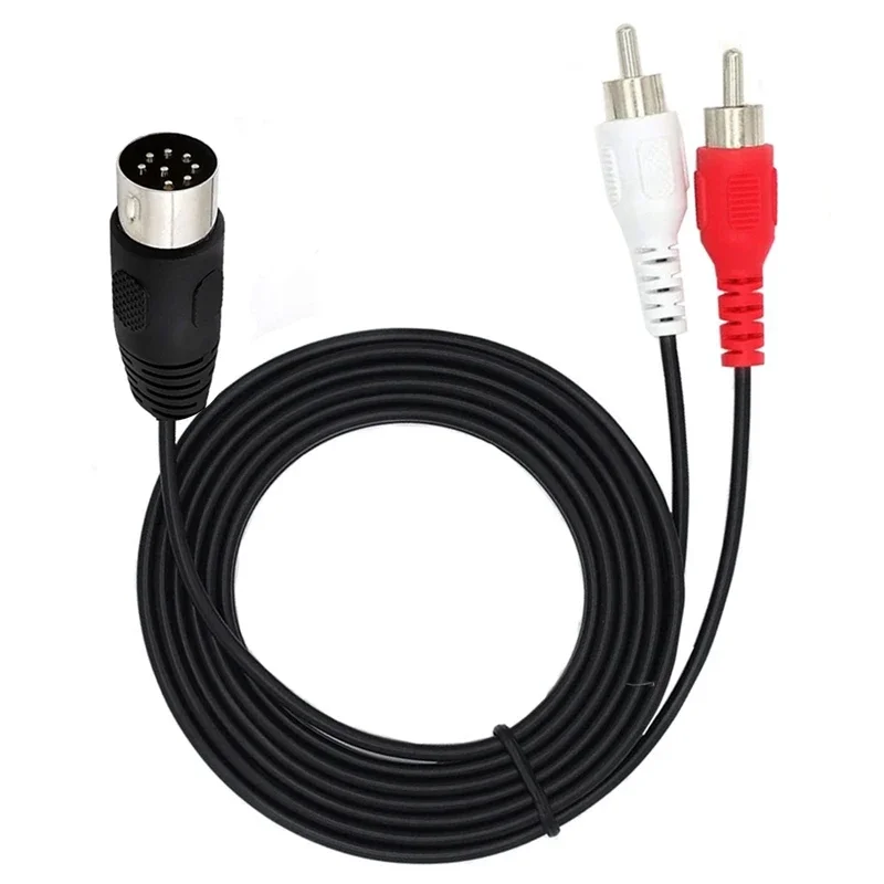 0.5m 1.5m Din 8-pin to 2RCA Lotus Connector Cable for Male and Female Audio Adapter Cables for Instrument Audio Equipment
0.5m 1.5m Din 8-pin to 2RCA Lotus Connector Cable for Male and Female Audio Adapter Cables for Instrument Audio Equipment