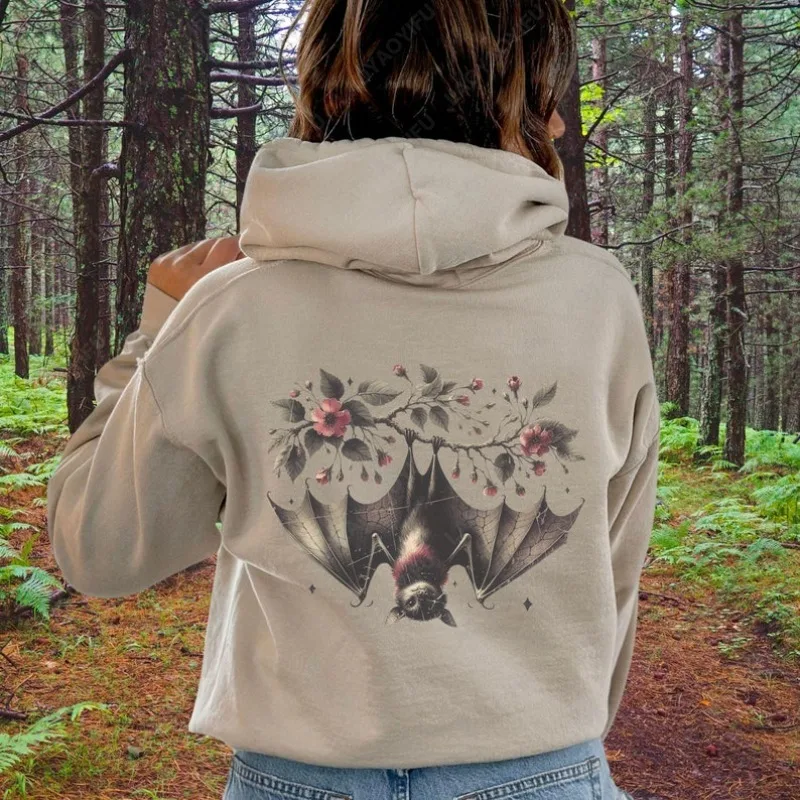 Back Print Vintage Halloween Pullovers Bat Hoodie Gothic Hoodie Dark Cottagecore Aesthetic Halloween Hoodies Woman Witchy Hoodie
Back Print Vintage Halloween Pullovers Bat Hoodie Gothic Hoodie Dark Cottagecore Aesthetic Halloween Hoodies Woman Witchy Hoodie