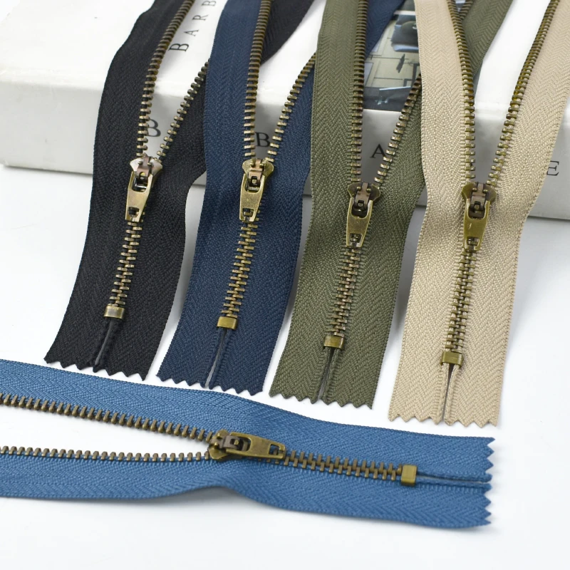 5-20P Meetee 4# Metal Zippers 10/13/15/18cm Clothes Pocket Close-End Zip for Sewing Closures Zipper Replacement Zips Repair Kits
5-20P Meetee 4# Metal Zippers 10/13/15/18cm Clothes Pocket Close-End Zip for Sewing Closures Zipper Replacement Zips Repair Kits