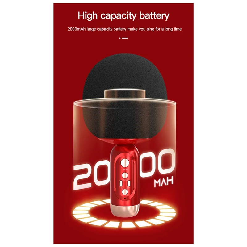 Wireless Microphone Karaoke Artifact Home Karaoke Family Ktv TV Singing Children's Handheld Microphone Black Durable Easy To Use
Wireless Microphone Karaoke Artifact Home Karaoke Family Ktv TV Singing Children's Handheld Microphone Black Durable Easy To Use