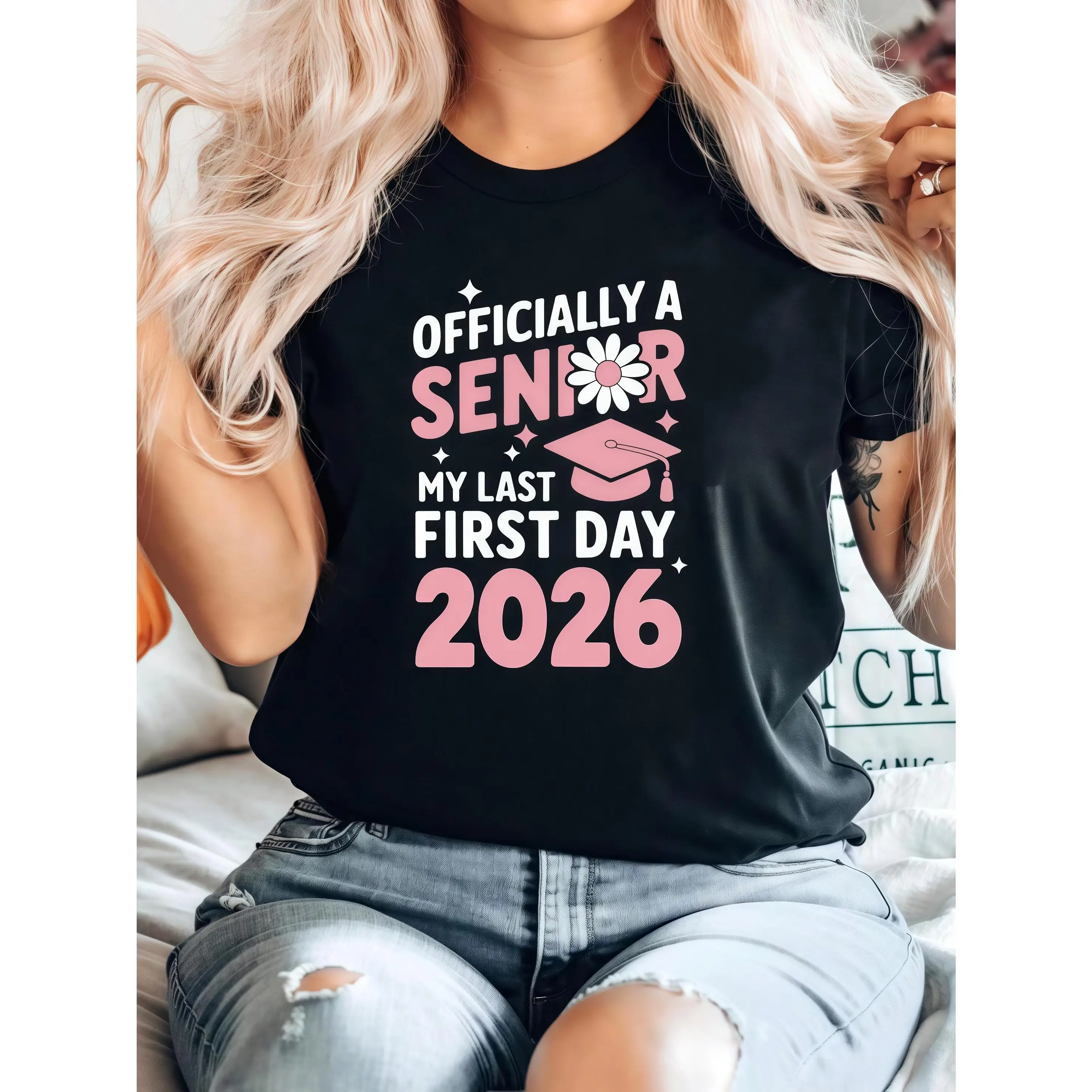 "Officially A Senior T-Shirt for Women | Last First Day 2026 Graphic Tee | Class of 2026 Graduation Gift"
"Officially A Senior T-Shirt for Women | Last First Day 2026 Graphic Tee | Class of 2026 Graduation Gift"