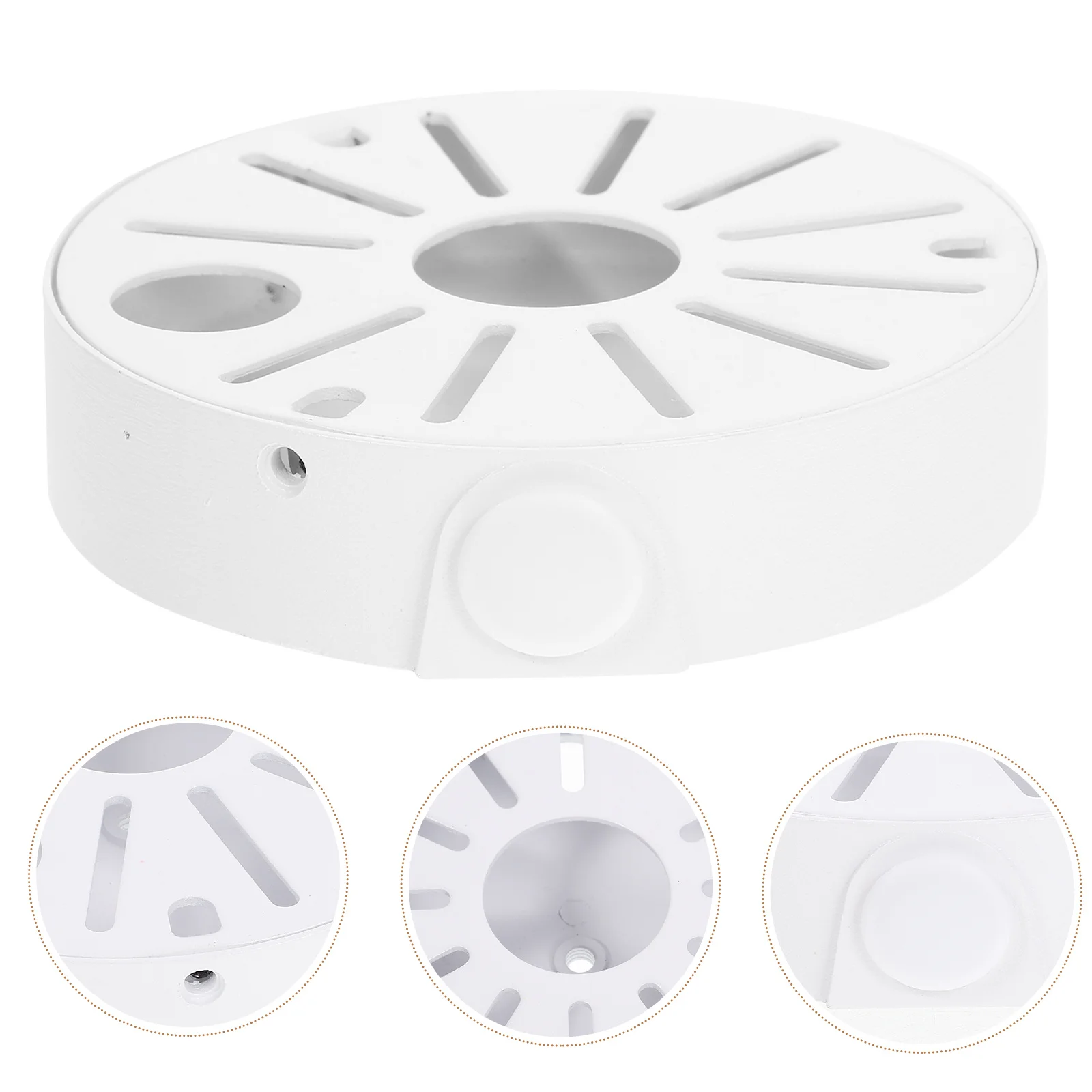 Heavy Duty Aluminum Junction Box for Security Camera Wire Hide and Cable Management Dome Mount Use Security Camera Junction Box
Heavy Duty Aluminum Junction Box for Security Camera Wire Hide and Cable Management Dome Mount Use Security Camera Junction Box
