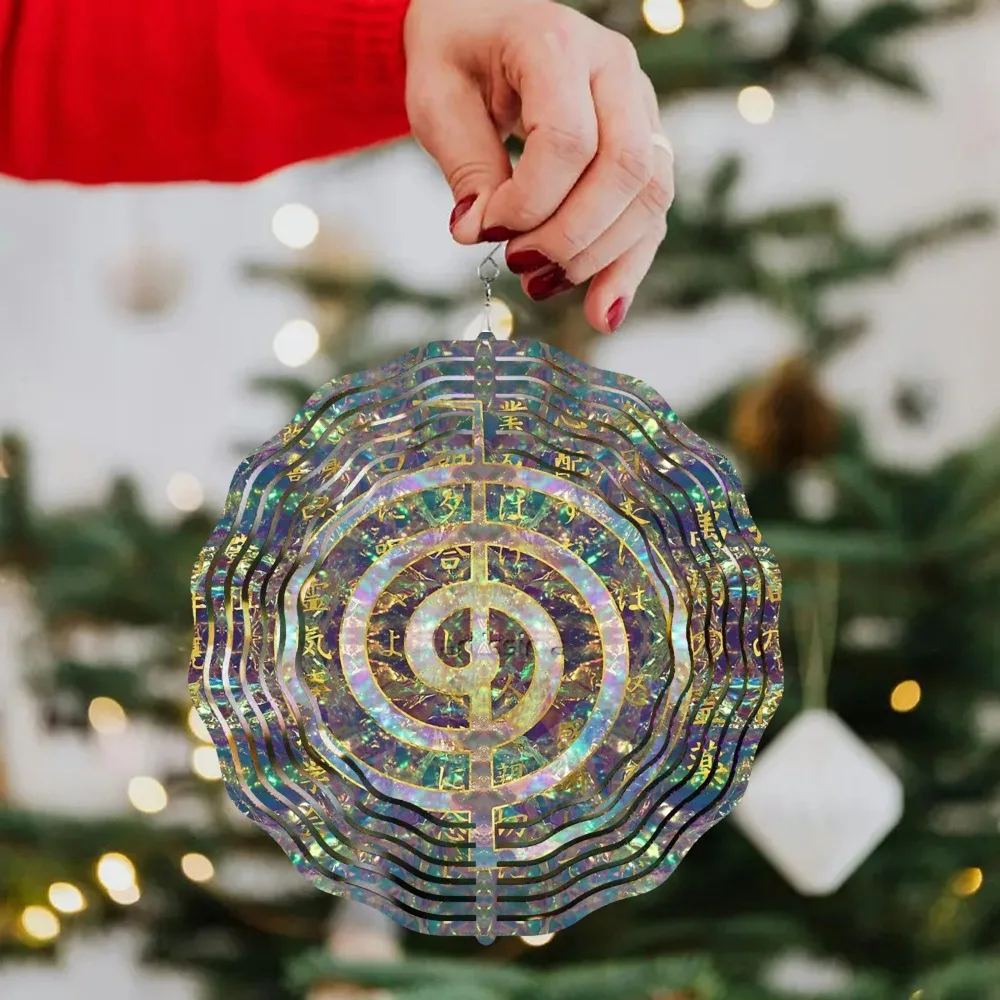 Choku Rei Reiki Wind Chimes 360 Rotating Metal Zen Garden Decor Rustproof Iron for Outdoor Indoor Meditation Spa Christmas
Choku Rei Reiki Wind Chimes 360 Rotating Metal Zen Garden Decor Rustproof Iron for Outdoor Indoor Meditation Spa Christmas