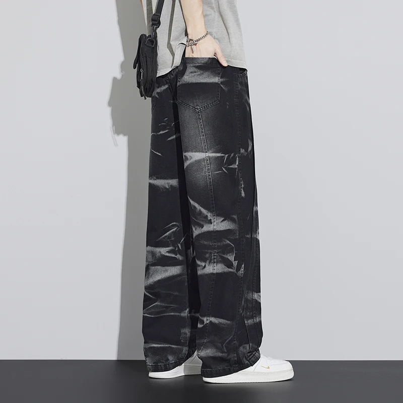 Streetwear Tie‑Dye Curved Blade Denim Pants 2026 Summer Thin American Trendy Plus Size Men's Loose Straight Casual Jeans
Streetwear Tie‑Dye Curved Blade Denim Pants 2026 Summer Thin American Trendy Plus Size Men's Loose Straight Casual Jeans