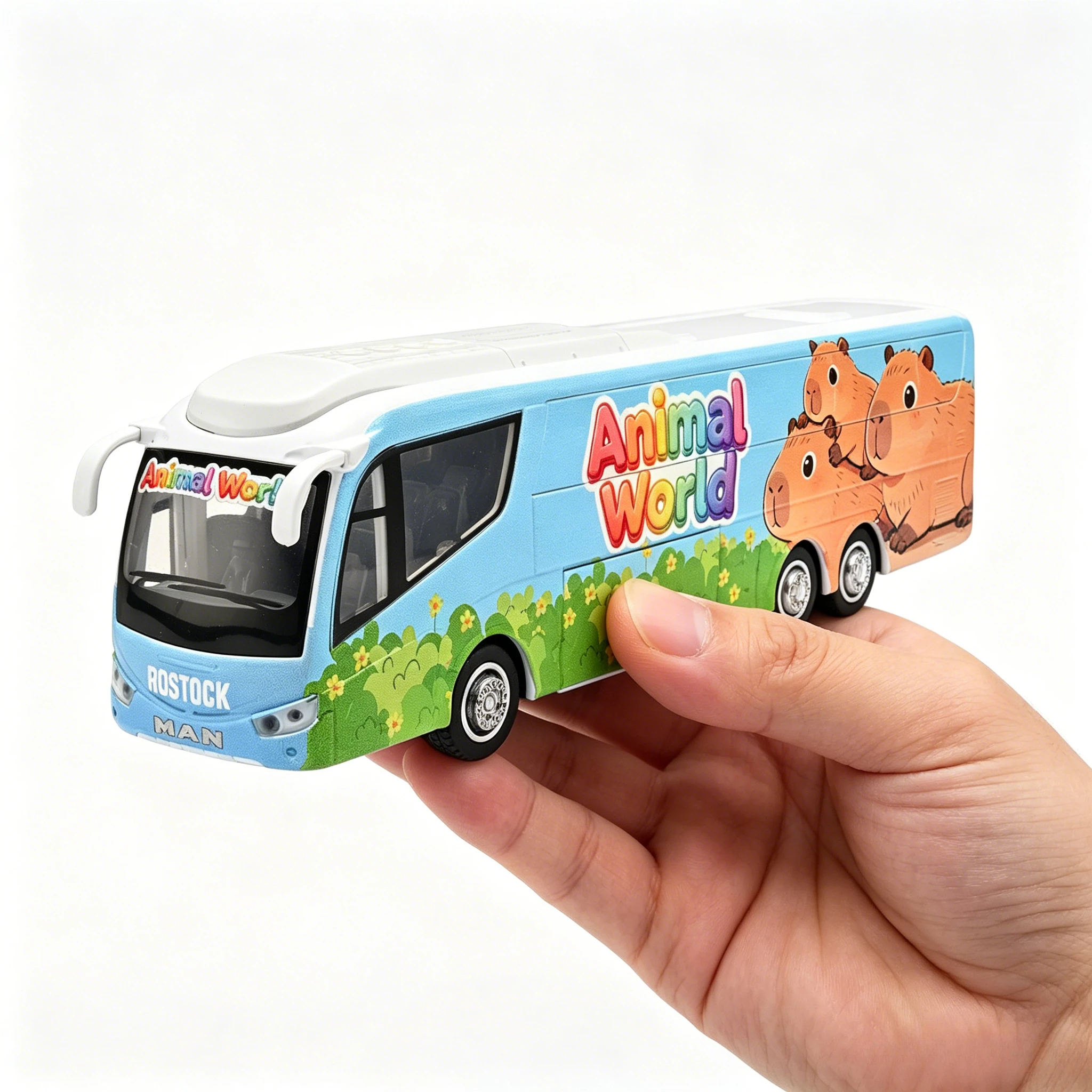 Bus Simulation Cartoon Alloy Bus Model Pull Back Sound and Light Kindergarten Toy Car
Bus Simulation Cartoon Alloy Bus Model Pull Back Sound and Light Kindergarten Toy Car