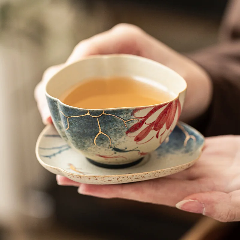 Blue and White Ceramic Tea Cups Hand-painted Lotus Rhyme Teacups Teaware Mugs Tea Ceremony Household Chinese Kung Fu Tea Cups
Blue and White Ceramic Tea Cups Hand-painted Lotus Rhyme Teacups Teaware Mugs Tea Ceremony Household Chinese Kung Fu Tea Cups