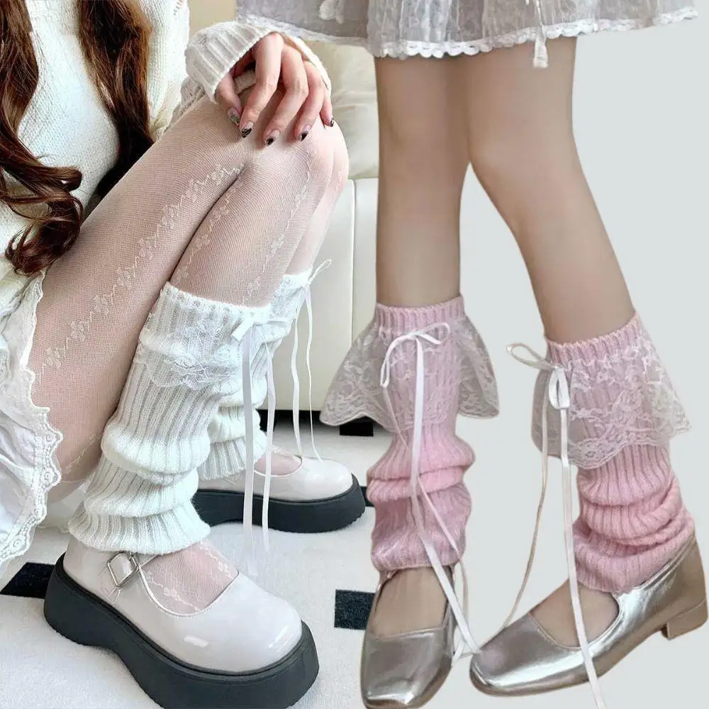 Japanese Y2K Lolita Girls Lace Bow Leg Warmers Womens JK Y2K Gothic Knitted Long Socks Harajuku Booties Socks Warm Heap Socks
Japanese Y2K Lolita Girls Lace Bow Leg Warmers Womens JK Y2K Gothic Knitted Long Socks Harajuku Booties Socks Warm Heap Socks