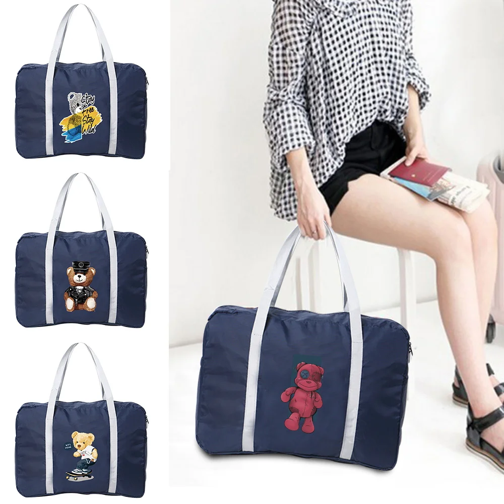 Handheld Travel Bag Essential for Holiday Outings Lightweight Organizer Bear Pattern Printing Series Large Capacity
Handheld Travel Bag Essential for Holiday Outings Lightweight Organizer Bear Pattern Printing Series Large Capacity