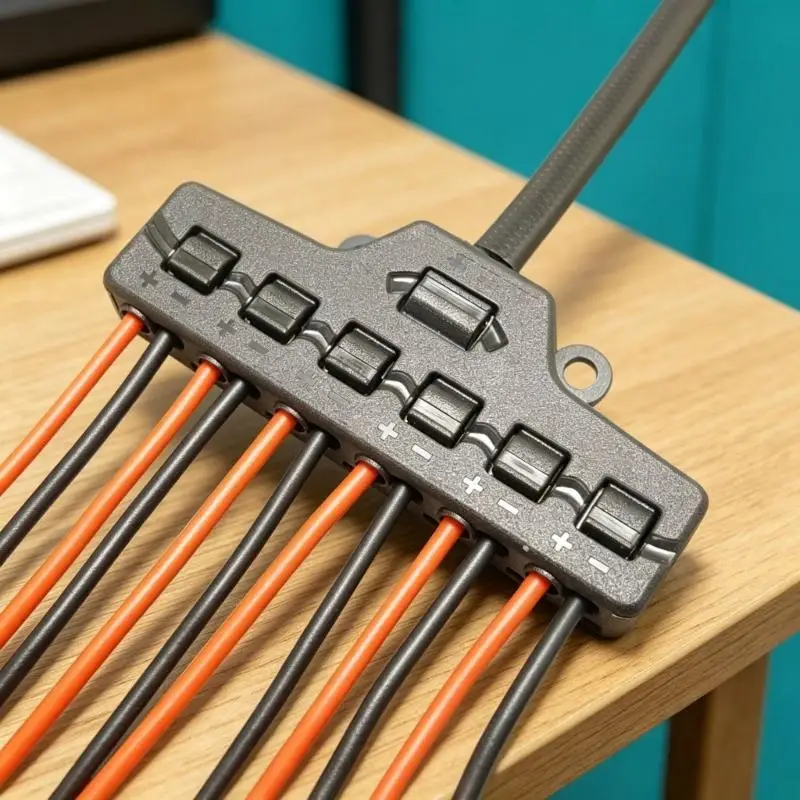 Low Quick Wire Splitter 1 Input 6 Output Parallel Splitter Terminals Block For Multiple Device Connection D2RD
Low Quick Wire Splitter 1 Input 6 Output Parallel Splitter Terminals Block For Multiple Device Connection D2RD