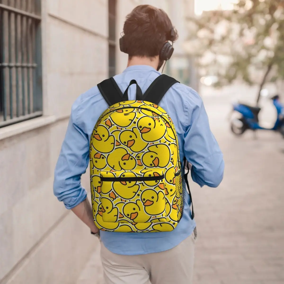 Yellow Classic Rubber Duck Backpack Student BookBag Kids School Bag Computer Shoulder Bags for Men Women
Yellow Classic Rubber Duck Backpack Student BookBag Kids School Bag Computer Shoulder Bags for Men Women