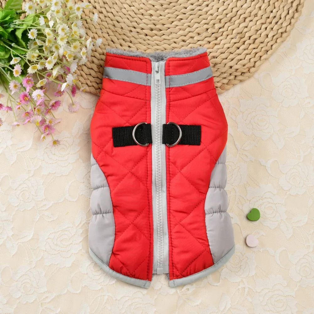 Outfits Reflective Winter Dog Jacket Plush Lined Thick Padded Pet Vest Coat Windproof Zipper Dog Warm Clothes Chihuahua
Outfits Reflective Winter Dog Jacket Plush Lined Thick Padded Pet Vest Coat Windproof Zipper Dog Warm Clothes Chihuahua