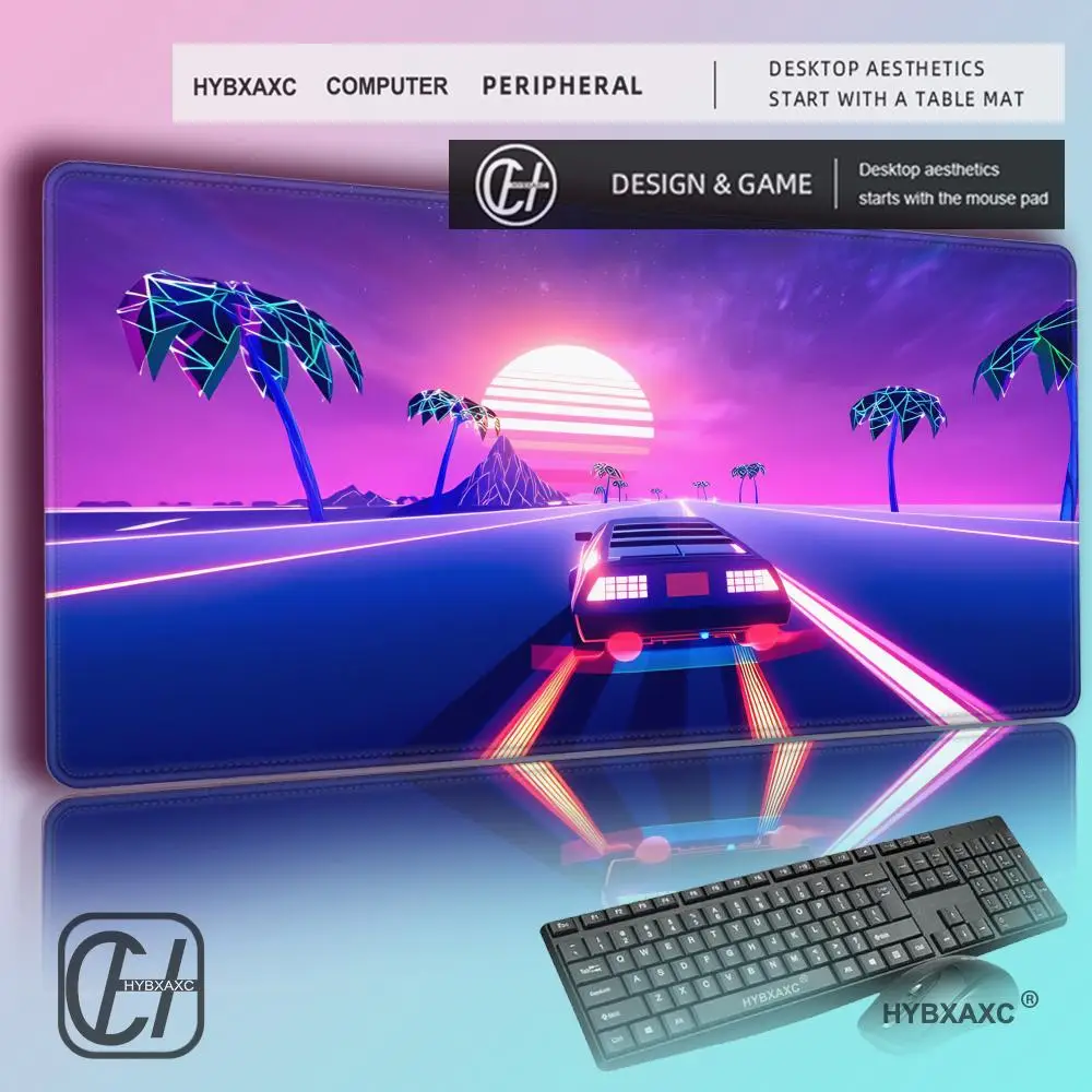 HYBXAXC Vaporwave Synthwave Car Road Design Gaming Mouse Pad, Extended Non-slip Keyboard Desk Mat
HYBXAXC Vaporwave Synthwave Car Road Design Gaming Mouse Pad, Extended Non-slip Keyboard Desk Mat