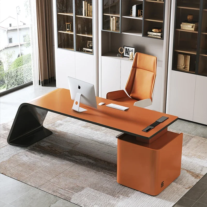 Executive Office Work Desk Wooden Table Pullout Under Appoint Storage Reception Work Desk Desktop Tavolo Lavoro Luxury Furniture
Executive Office Work Desk Wooden Table Pullout Under Appoint Storage Reception Work Desk Desktop Tavolo Lavoro Luxury Furniture